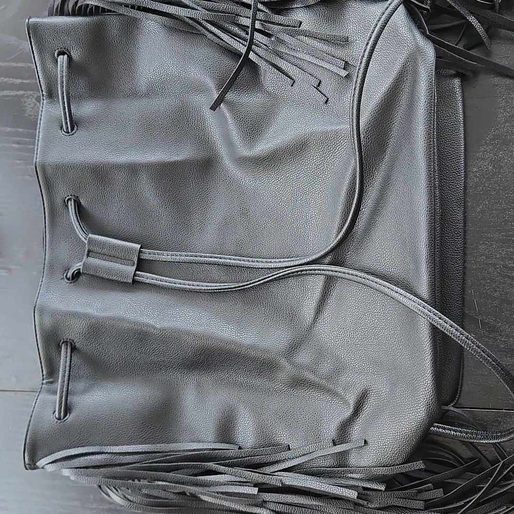 Victorias Secret Drawstring Fringe Backpack - Picture 5 of 7